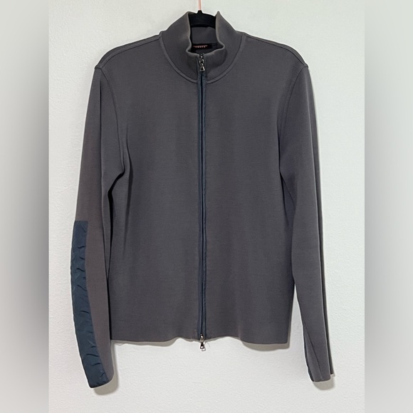 PRADA Knit Full Zip Cardigan- 50 (Large) - Picture 1 of 5
